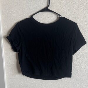 Wild Fable Black Crop Top